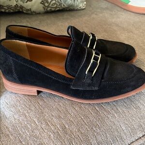 Franco Sarto Black Loafers